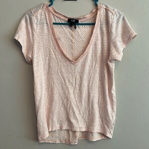 Paige Women's Pink Striped Top